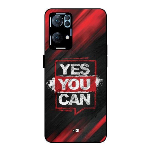 Stay Motivated Metal Back Case for Oppo Reno7 Pro 5G