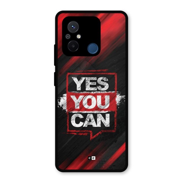 Stay Motivated Metal Back Case for Poco C55