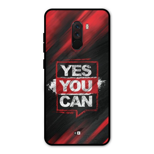 Stay Motivated Metal Back Case for Poco F1