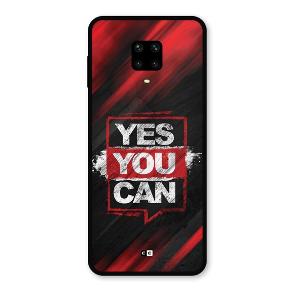 Stay Motivated Metal Back Case for Poco M2 Pro