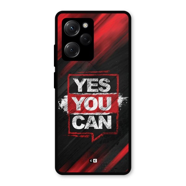 Stay Motivated Metal Back Case for Poco X5 Pro