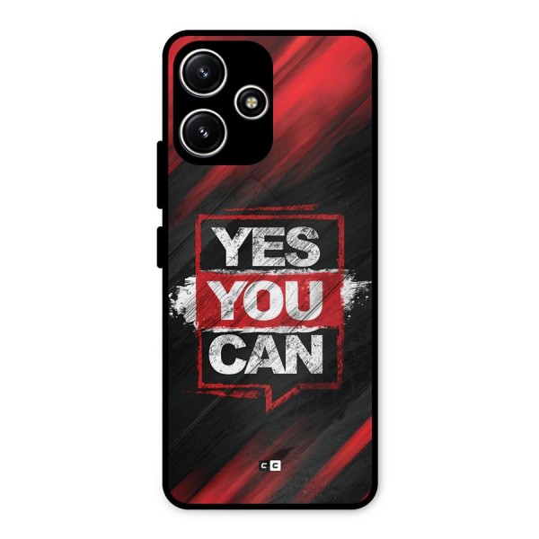 Stay Motivated Metal Back Case for Redmi 12 5G