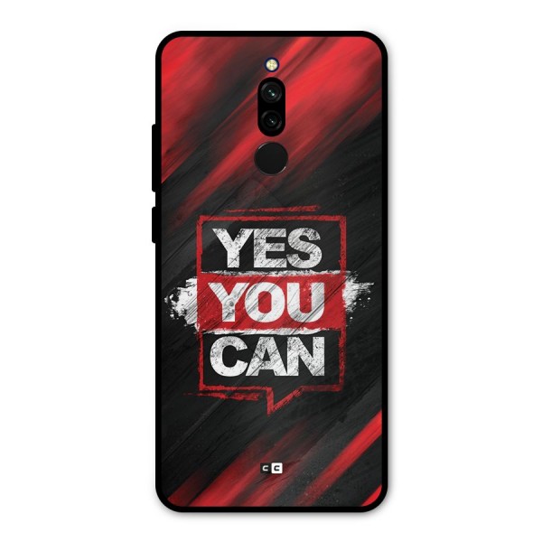 Stay Motivated Metal Back Case for Redmi 8