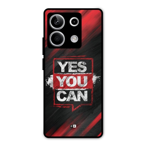 Stay Motivated Metal Back Case for Redmi Note 13 5G