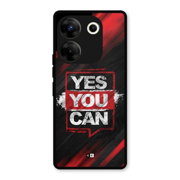 Stay Motivated Metal Back Case for Tecno Camon 20