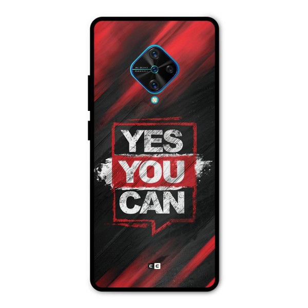 Stay Motivated Metal Back Case for Vivo S1 Pro