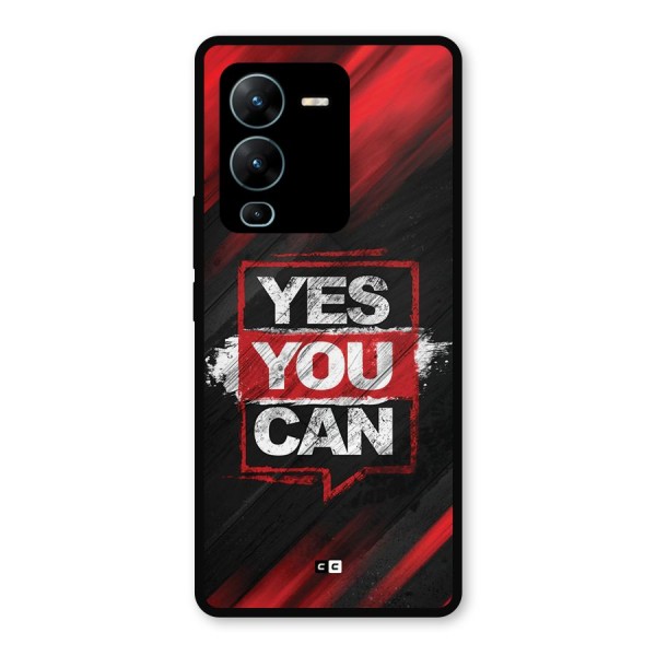 Stay Motivated Metal Back Case for Vivo V25 Pro