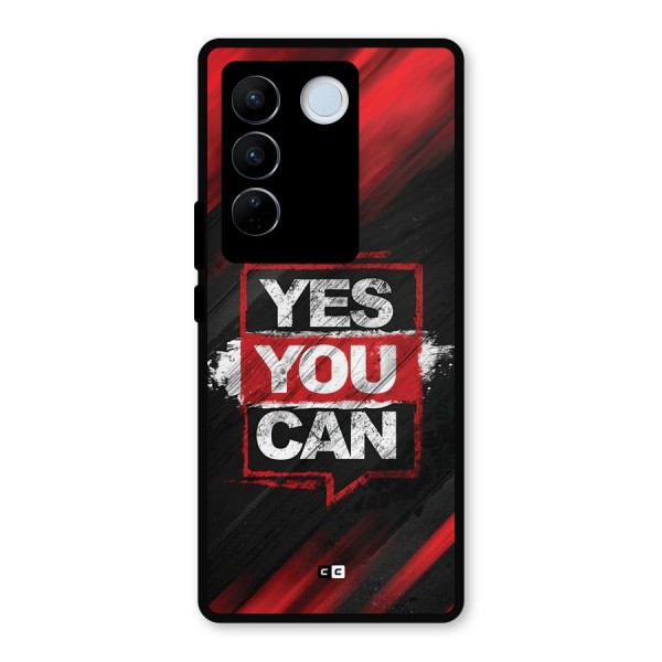 Stay Motivated Metal Back Case for Vivo V27 Pro