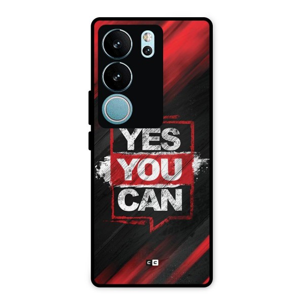 Stay Motivated Metal Back Case for Vivo V29 Pro