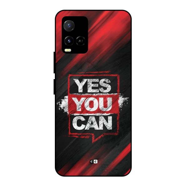 Stay Motivated Metal Back Case for Vivo Y33s