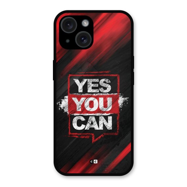 Stay Motivated Metal Back Case for iPhone 15