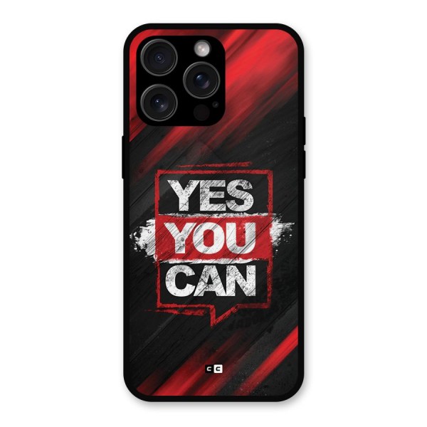 Stay Motivated Metal Back Case for iPhone 15 Pro Max