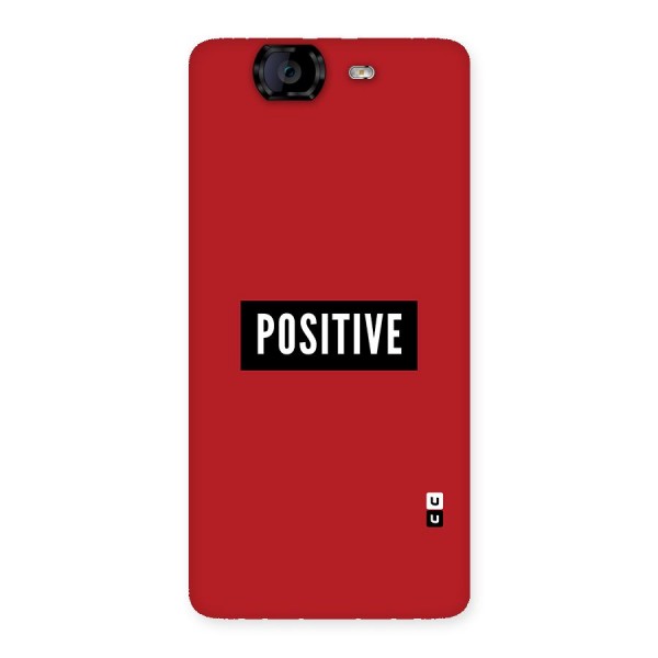 Stay Positive Back Case for Canvas Knight A350