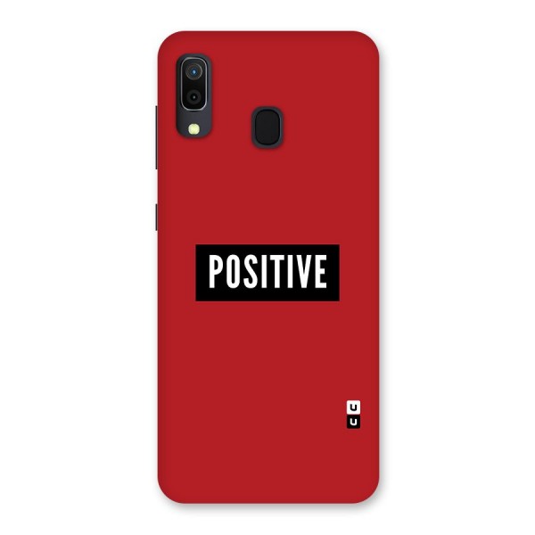 Stay Positive Back Case for Galaxy A20