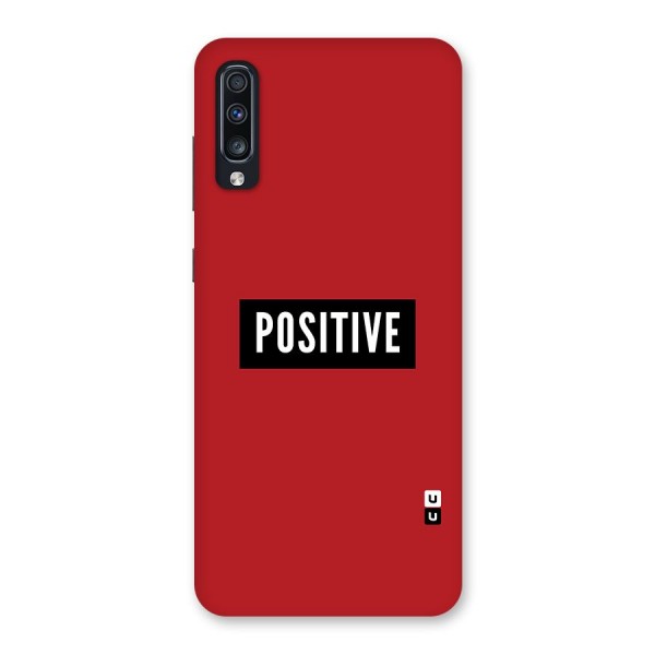 Stay Positive Back Case for Galaxy A70