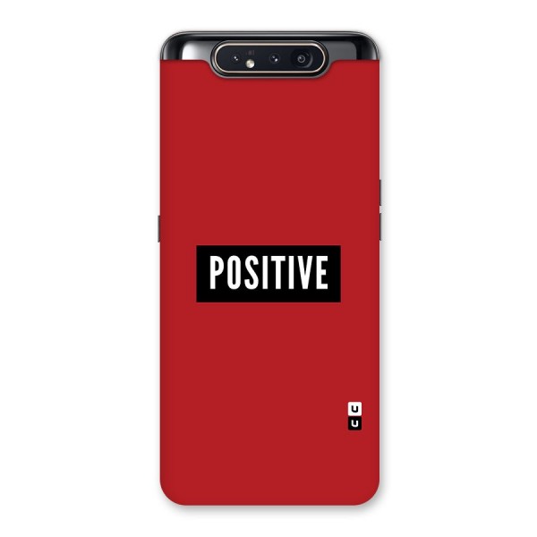 Stay Positive Back Case for Galaxy A80