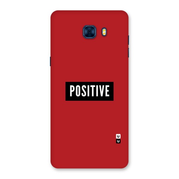 Stay Positive Back Case for Galaxy C7 Pro