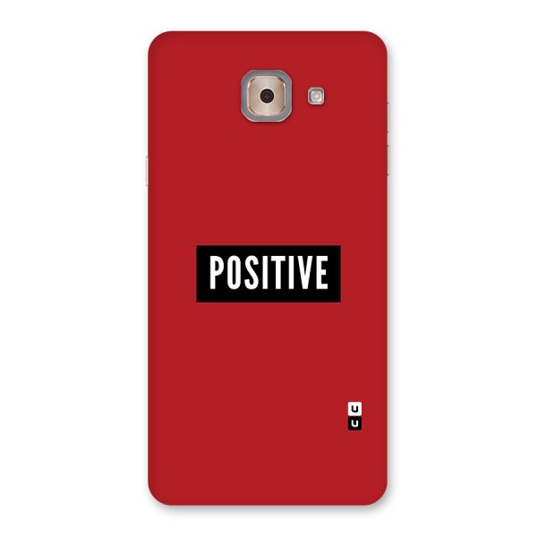 Stay Positive Back Case for Galaxy J7 Max