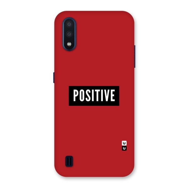 Stay Positive Back Case for Galaxy M01