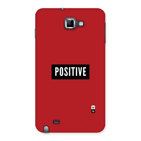 Stay Positive Back Case for Galaxy Note