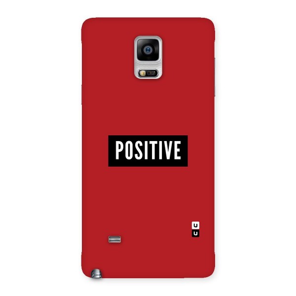 Stay Positive Back Case for Galaxy Note 4