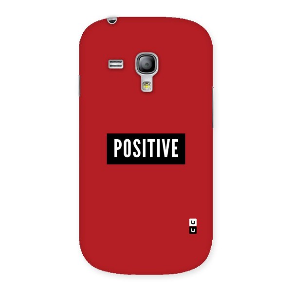 Stay Positive Back Case for Galaxy S3 Mini