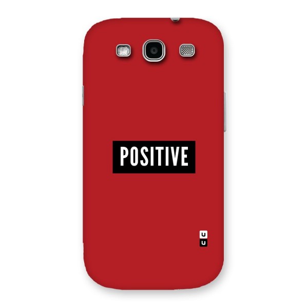 Stay Positive Back Case for Galaxy S3 Neo