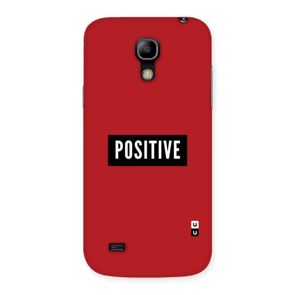 Stay Positive Back Case for Galaxy S4 Mini