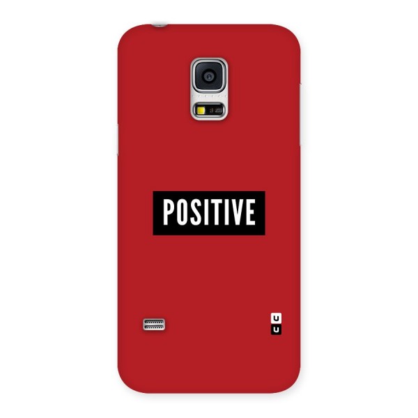 Stay Positive Back Case for Galaxy S5 Mini