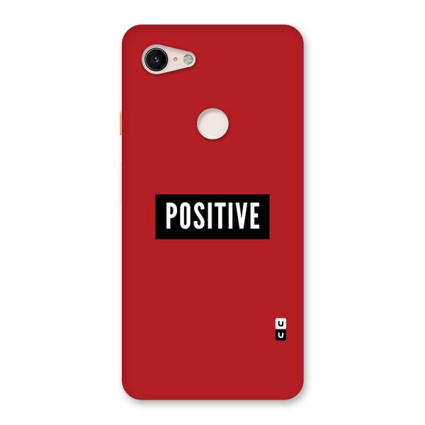 Stay Positive Back Case for Google Pixel 3 XL