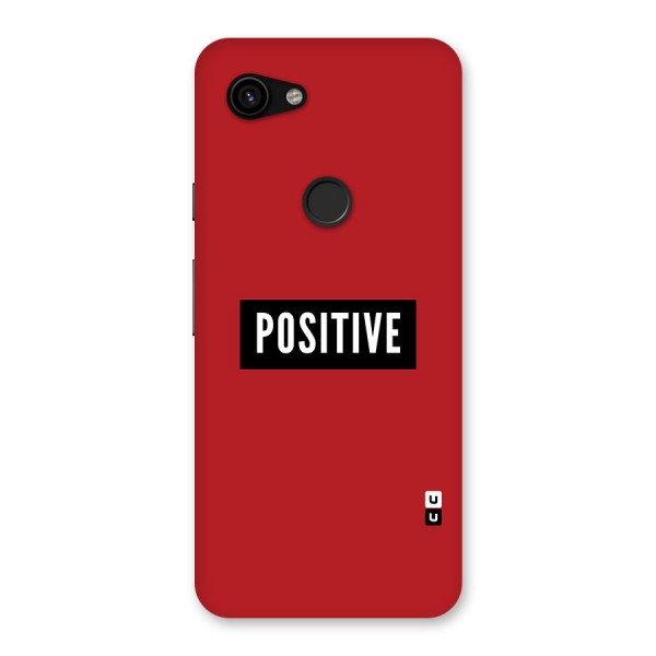 Stay Positive Back Case for Google Pixel 3a