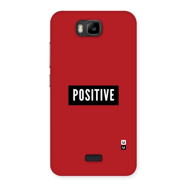 Stay Positive Back Case for Honor Bee