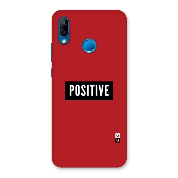 Stay Positive Back Case for Huawei P20 Lite