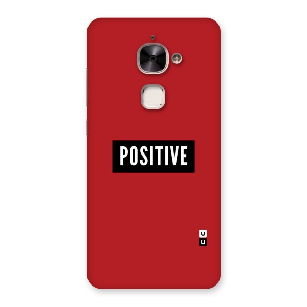 Stay Positive Back Case for Le 2