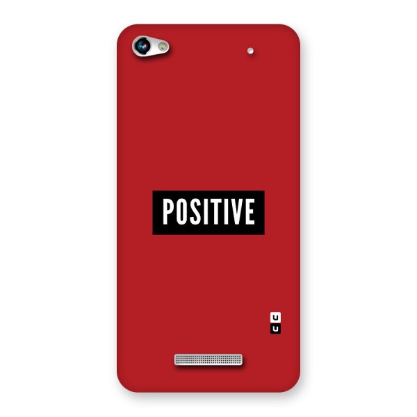 Stay Positive Back Case for Micromax Hue 2