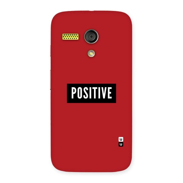 Stay Positive Back Case for Moto G