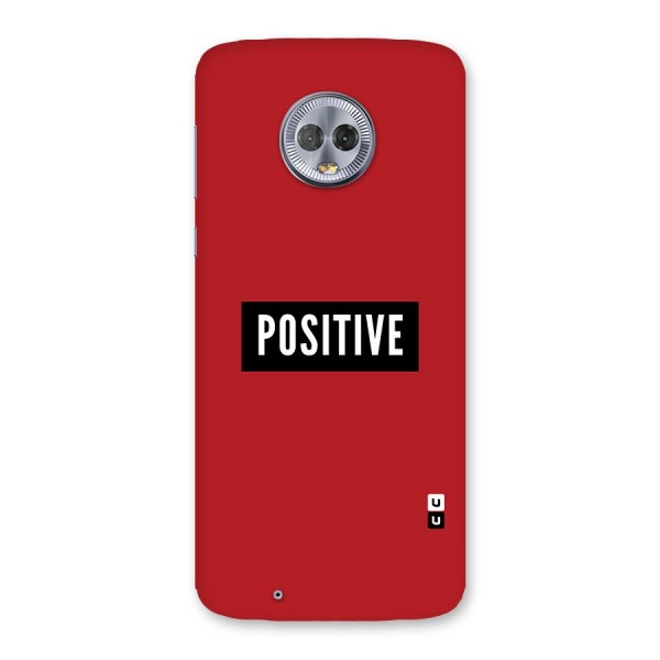 Stay Positive Back Case for Moto G6