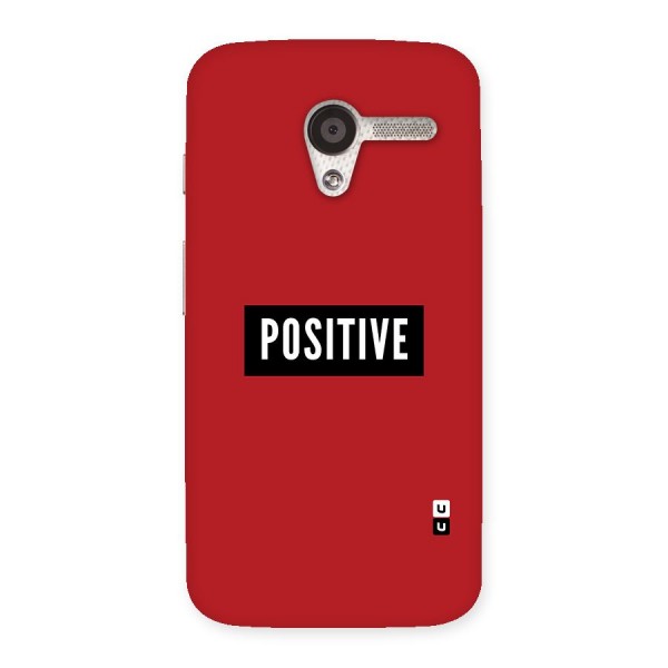Stay Positive Back Case for Moto X