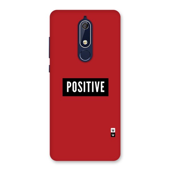 Stay Positive Back Case for Nokia 5.1