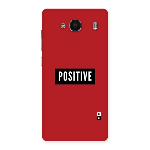 Stay Positive Back Case for Redmi 2s