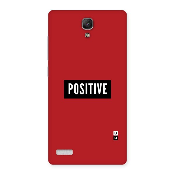 Stay Positive Back Case for Redmi Note