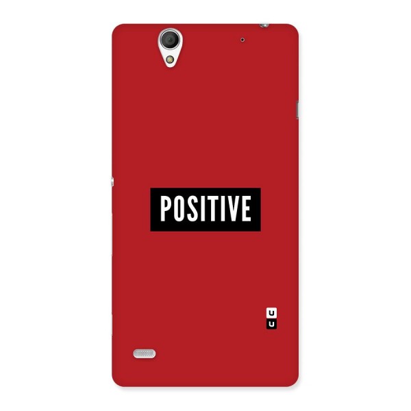 Stay Positive Back Case for Sony Xperia C4