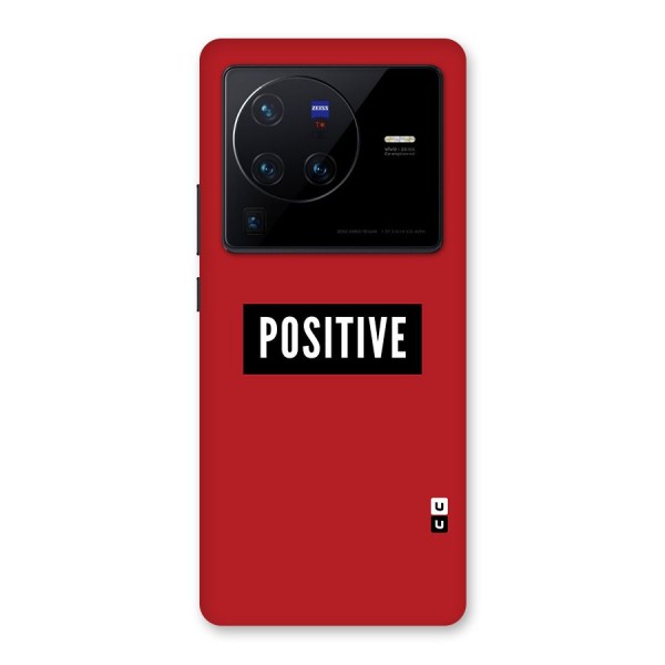 Stay Positive Back Case for Vivo X80 Pro