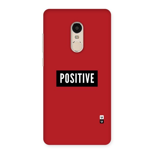 Stay Positive Back Case for Xiaomi Redmi Note 4