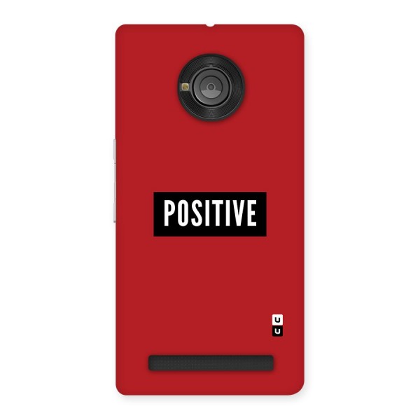 Stay Positive Back Case for Yu Yuphoria