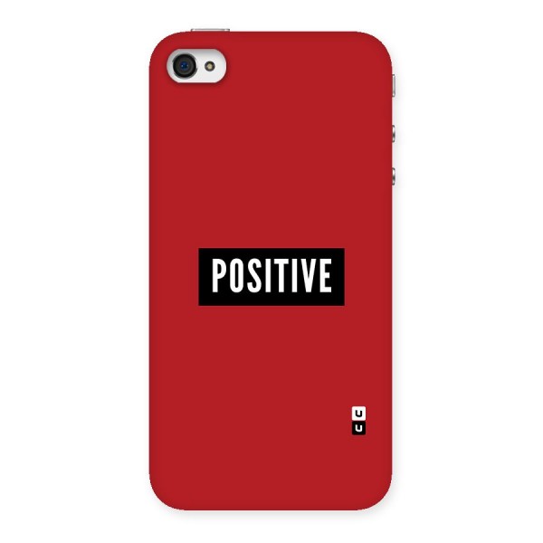 Stay Positive Back Case for iPhone 4 4s