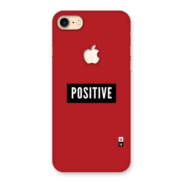 Stay Positive Back Case for iPhone 7 Apple Cut