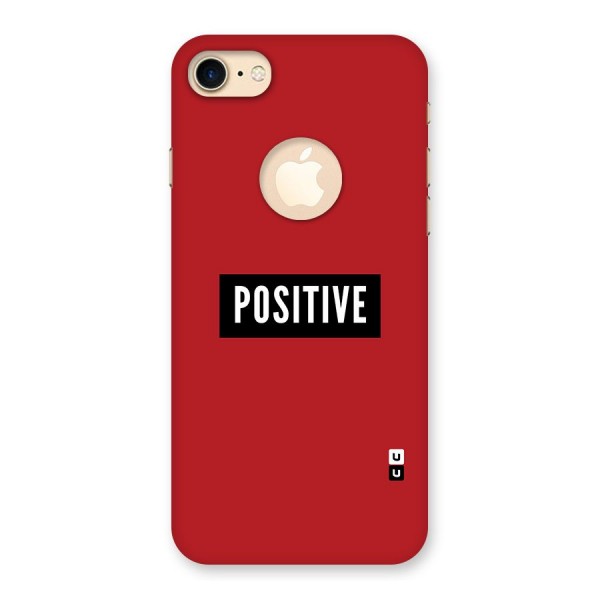 Stay Positive Back Case for iPhone 8 Logo Cut