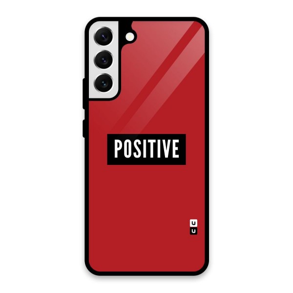 Stay Positive Glass Back Case for Galaxy S22 Plus 5G