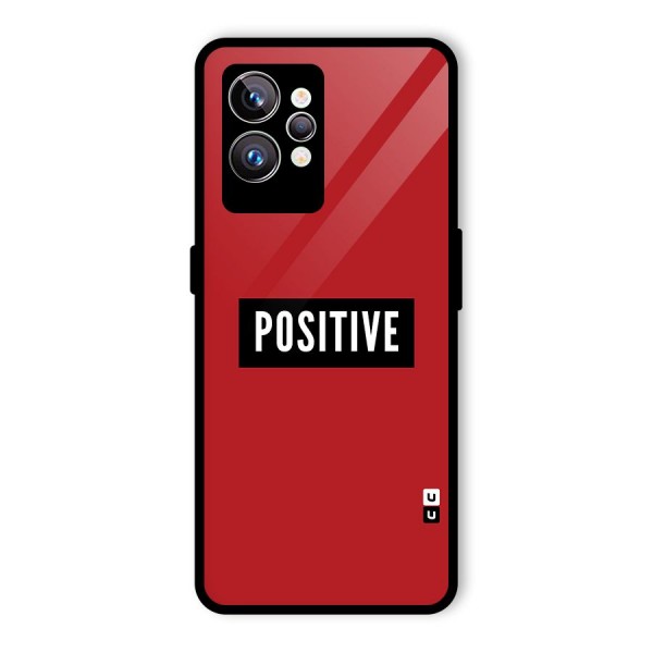 Stay Positive Glass Back Case for Realme GT2 Pro